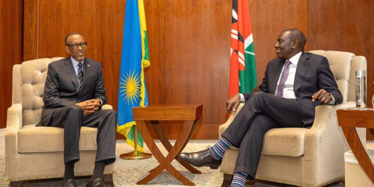 Ruto Kagame in Ethiopia