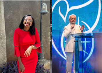 A photo collage of American Televangelist Benny Hinn and Charlene Ruto. PHOTO/ First Lady.