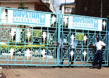 A photo of Daystar University main gate. photo/courtesy