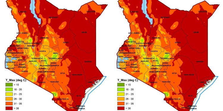 Nairobi Heat waves