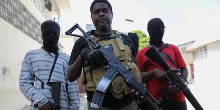 Haitian gang leader Jimmy ‘Barbecue’ Cherizier has warned of ‘civil war’ if Henry doesn’t step down. PHOTO/ Reuters