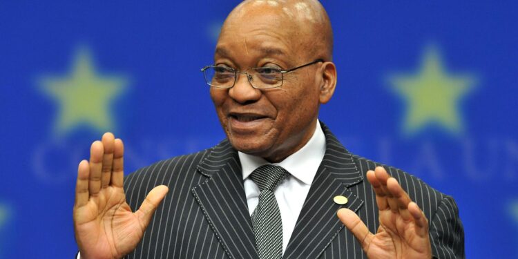 Former South Africa President Jacob Zuma. PHOTO/Courtesy.