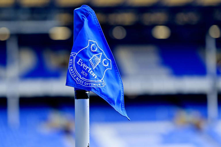 A general view of a corner flag at Everton's Goodison Park ground. PHOTO/ Everton FC