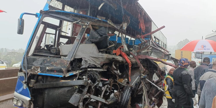 Accident Alert: Vehicles Collide Along Nairobi-Nakuru Highway