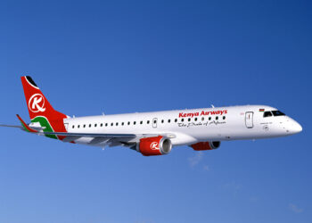 Kenya Airways flight. PHOTO/KQ.
