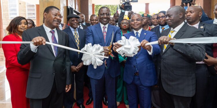 Ruto opens Bunge Towers