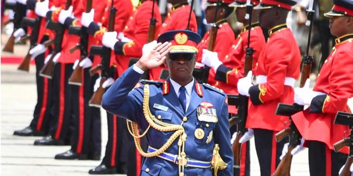 Chief of Defense Forces (CDF) Ogolla. PHOTO/KDF