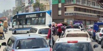 Motorists travelling through Nairobi Roads. PHOTO/ Courtesy