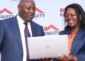 Equity Group Managing Director and CEO, Dr. James Mwangi with Group Executive Director, Mary Wangari. PHOTO/Courtesy