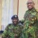 New IG of police Douglas Kanja and former IG Japhet Koome Photo/ Courtesy