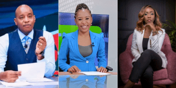 A photo collage of  RMS Editorial Director Linus Kaikai, Citizen TV Business Editor Yvonne Okwara, and journalist Mashirima Kapombe. PHOTO/Courtesy.