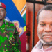 A collage of Police acting IG Douglas Kanja and Macharia Gaitho