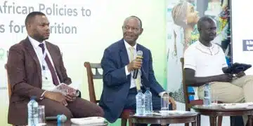delegates from East Africa during a panel discussion.