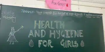 Menstrual Health Images. PHOTO: SSPM Day School and Junior College