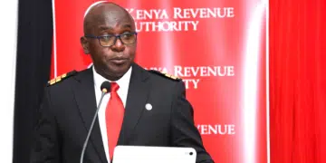 KRA Commissioner General Humphrey Wattanga speaking during International Customs Day 2025 on January 24, 2025. PHOTO/KRA.n January 24, 2025. PHOTO/KRA.